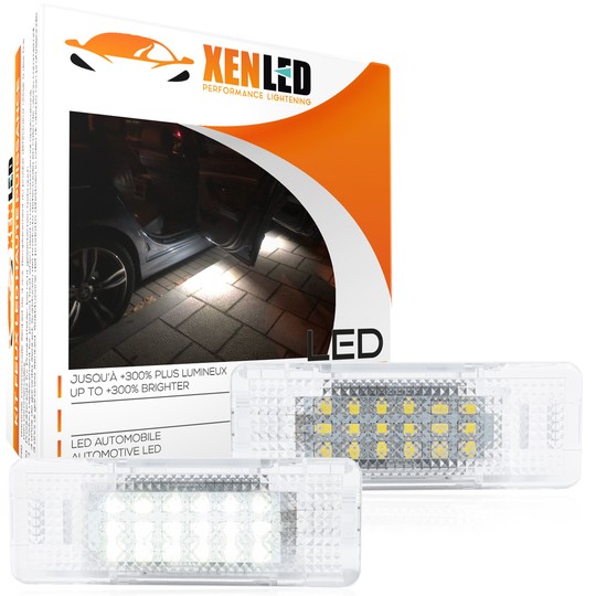 2x LED courtesy lights / BMW E39, E52/Z8 and E53/X5 doors - plug&play