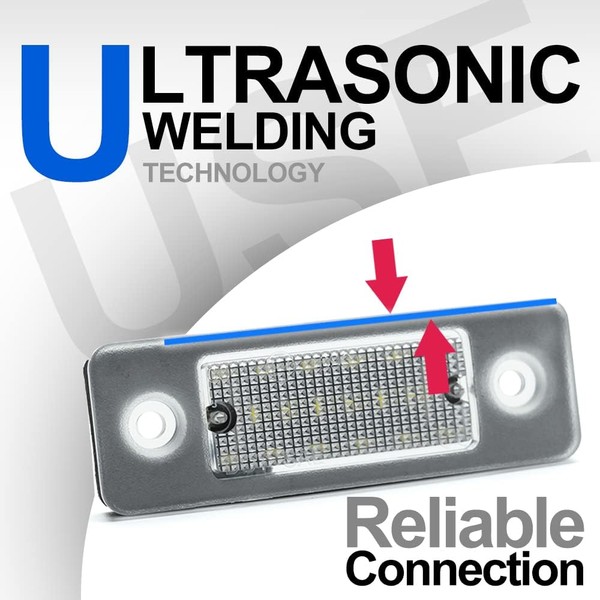 2 luci targa a LED VOLVO C30 dal 2008 al 2013 - targa a LED