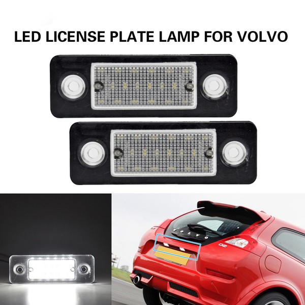 2 luci targa a LED VOLVO C30 dal 2008 al 2013 - targa a LED
