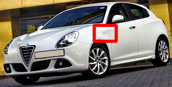Geräucherte LED-Seitenblinker Alfa Romeo Giuletta 2010 bis 2016