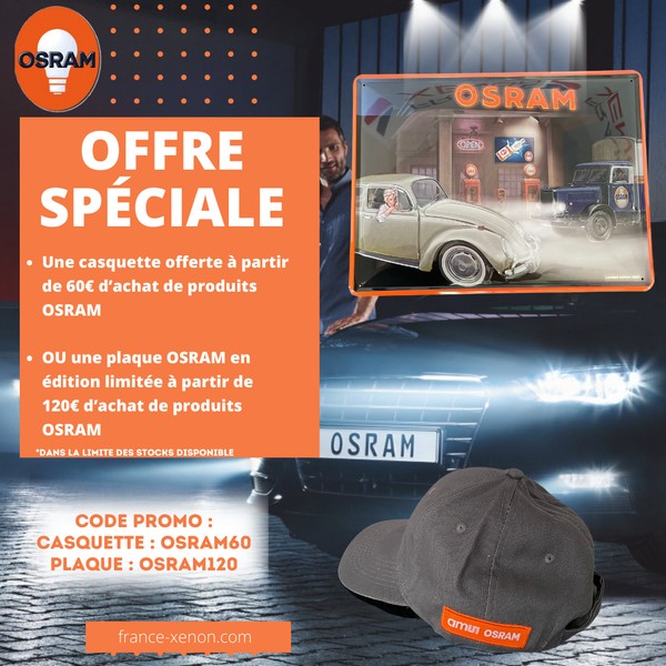 Boné OSRAM - Cinza/Laranja