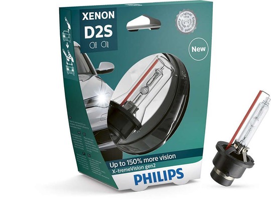 1x Ampoule D2S Philips xénon x-tremevision Gen2 85122XV2S1