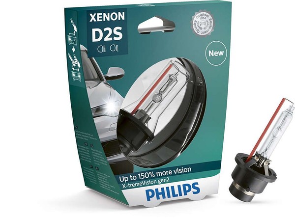 1x Ampoule D2S Philips xénon x-tremevision Gen2 85122XV2S1