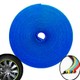 3d sticker edging for 4 wheels - 8m - blue