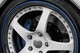 3d sticker edging for 4 wheels - 8m - blue