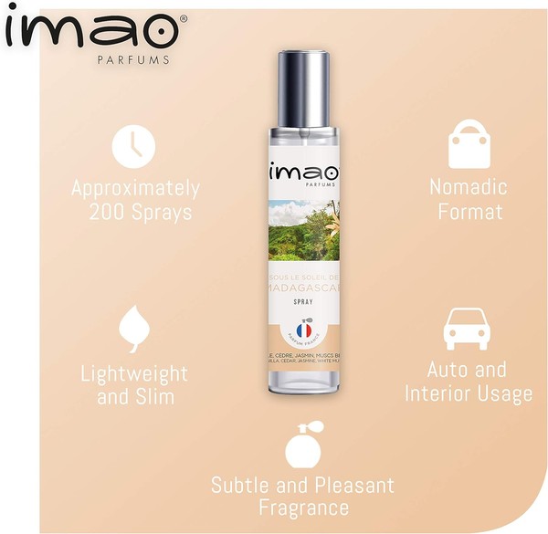 Désodorisant spray IMAO Sous le soleil de Madagascar