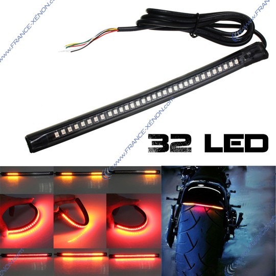Streifen 32 LED-Nachtlicht / Stopp und blinkt