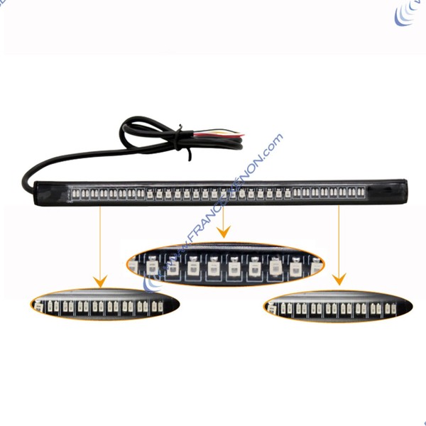 Strip 48 LED night light / stop and flashing