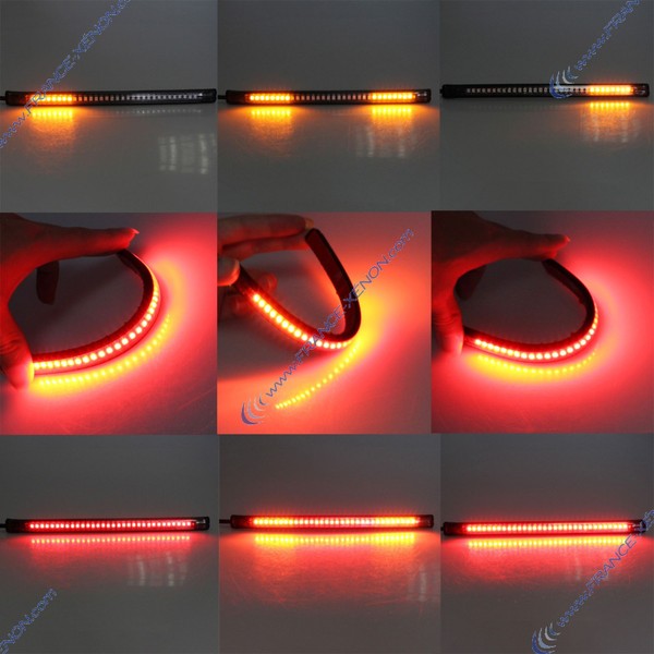 Strip 48 LED night light / stop and flashing