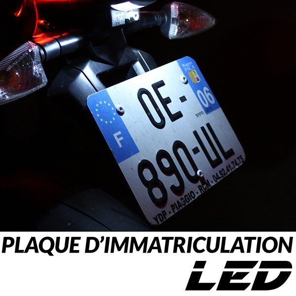Pakke med LED motorcykel nummerplade pærer til MALAGUTI Blog 125  (89)