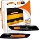 Répétiteurs latéraux LED défilant BMW* Série E81 E82 E87 E88 E90 E91 E92 E93 E60 E61 - Noir + Lentille fumée