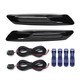 Répétiteurs latéraux LED défilant BMW* Série E81 E82 E87 E88 E90 E91 E92 E93 E60 E61 - Noir + Lentille fumée
