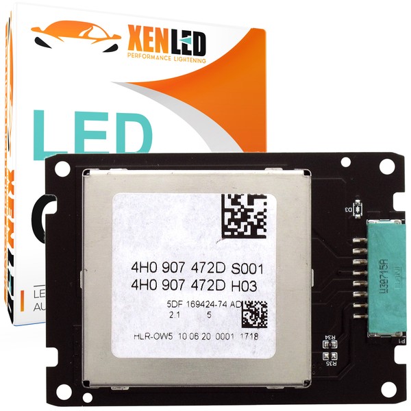 Módulo driver de iluminação do farol 4H0907472E e 4H0907472D - compatível com Audi** A6, A7, A8 2012 – 2018