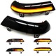 2x Clignotants rétroviseurs LED Défilants VW* Golf 5/GTI, Jetta, Passat, Eos - Version NOIRE dynamique