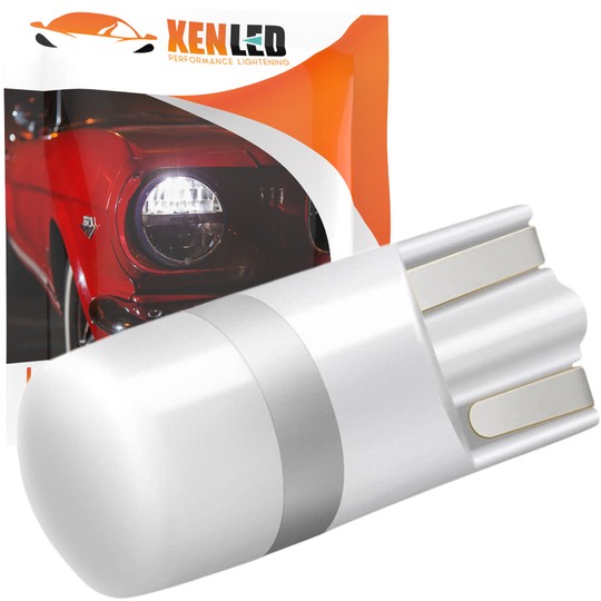 AMPOULE LED T10 W5W ANGLE-360 6V (BLANC FROID 6000K) - VOITURE ANCIENNE OU PINBALL