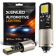 2 x 2 LED SMD CANBUS PÆRER - BA9S 12V T4W - Hvid
