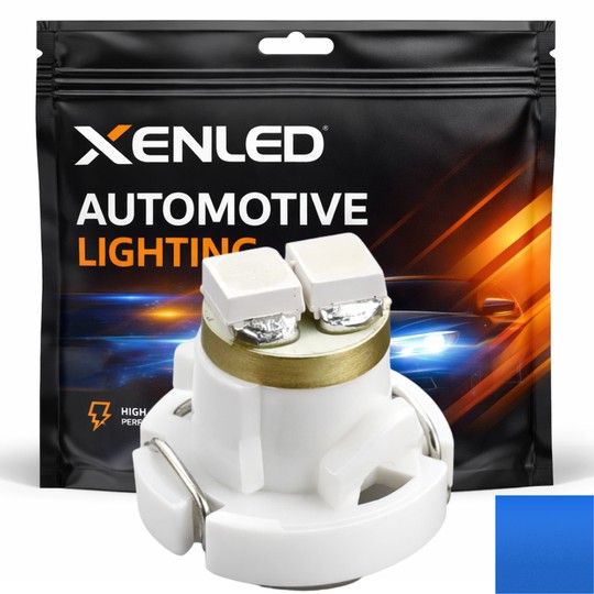 Ampoule T4.2 2 LED BLEU - Ampoule de tableau de bord 12V