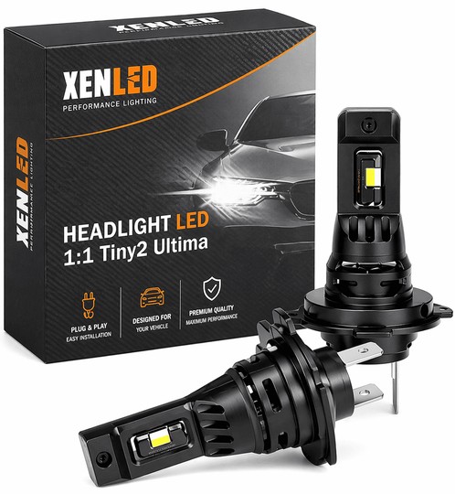 Kit LED 1:1 Feux de croisement H7 C4 I - 3600Lms - Montage rapide plug&play