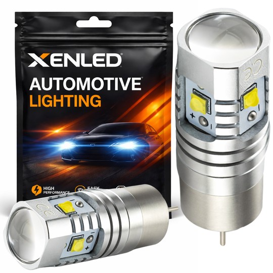 2x 5 CREE LED pærer - HP24 - 6000K 12V LED kørelys pære - Hvid