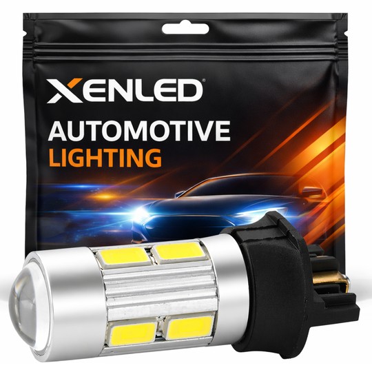 10 LED SG bulb - PW24W - High-end 12V Auto signaling bulb - White