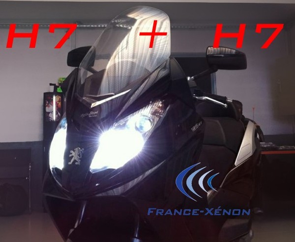 Pack xénon H7 † H7 6000K - moto