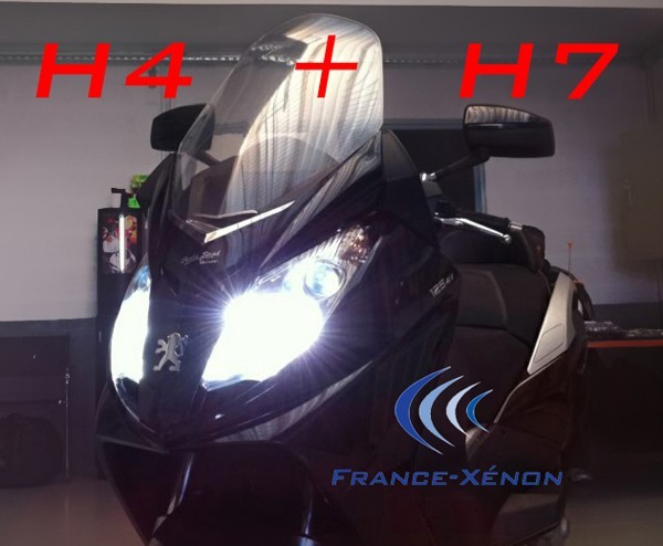 Pack H4 Bi-xénon † H7 xénon pour FZ6 S2 ou autre