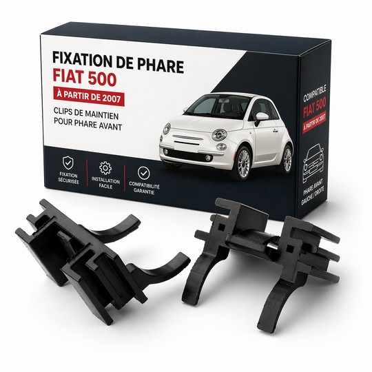 2 Fiat 500 -polttimonpitimen sovitinta
