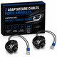 2 Adaptateurs cablés Porte Ampoules GOLF 6 & 7 / Scirocco / TOURAN
