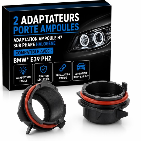 2 BMW* E39 Ph2 Pæreholder Adaptere