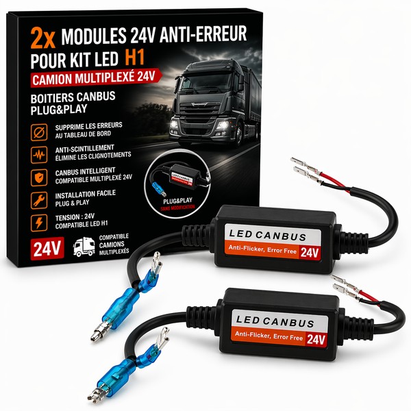 2x 24v mistake proofing modules for LED kit h1 - truck multiplexed 24v