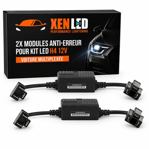 2x anti-error LED modules kit h4 - Car multiplexed