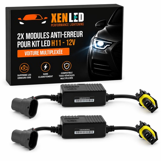 2x anti-Fehler-LED-Module Kit H11 - Auto-Multiplex