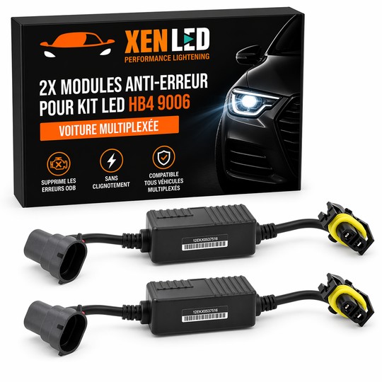 2x anti-error LED modules kit HB4 9006 - Car multiplexed