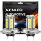 2 x H7 LED SMD 18 LED-lampen