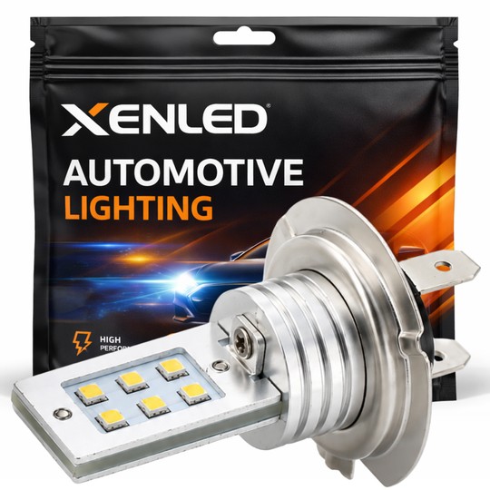 12 LED SS HP bulb - H7 - White - PX26d - 12V Passive cooling