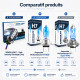 Pack xenon headlights effect bulbs for audi* a2
