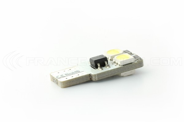 2 x 4 LED SMD CANBUS PÆRER - T10 W5W 12V - høj intensitet uden fejl på instrumentbrættet
