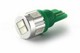 6 LED SG pære - W5W - Grøn 12V Signallampe