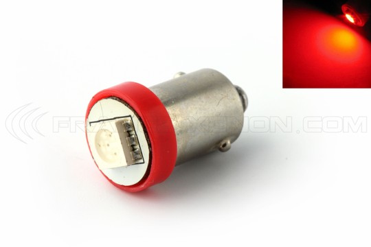Bajonettlampe BA9S 44 47 6,3V 1SMD ROT