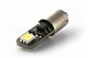 2 x 2 LED SMD CANBUS PÆRER - BA9S 12V T4W - Hvid