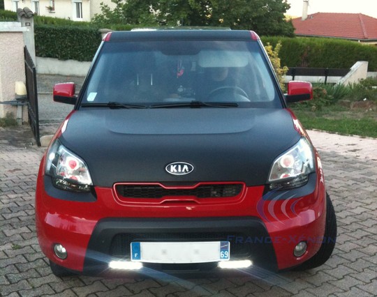 Pack Feux de Jour KIA SOUL V1 - BLANC