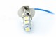 2 x H3 LED SMD 9 LED HVID pærer - 12V - Billygte