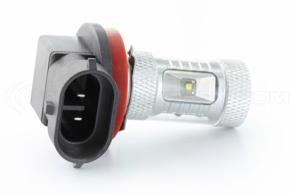 2 x 6 LED CREE 30W pærer - H8 - Top of the range 12V høj effekt - Hvid