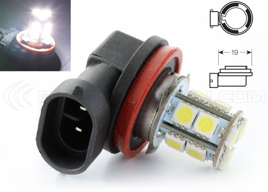 2 x Ampoules H1 LED SMD 25 LED