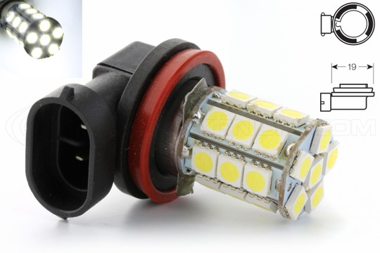 Ampoule H11 LED SMD 27 LED