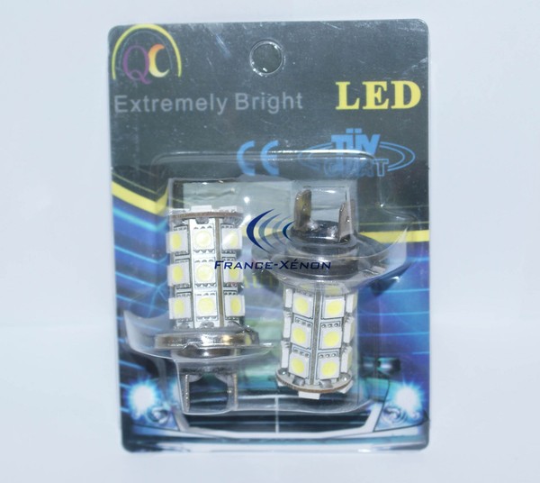 2x Ampoules H7 24V - LED SMD 18 LED