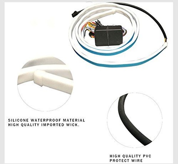 Luz noturna LED Dynamic Strip 192 / Parar e piscar 