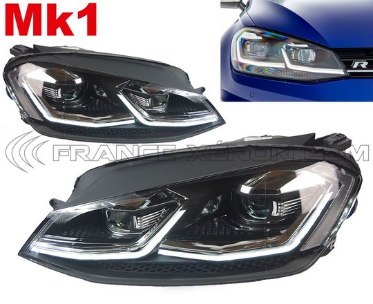 2x front lights Golf mk2 facelift 7 full LED for Phase 1