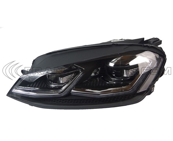 2x Frontscheinwerfer Golf MK2 Facelift 7 voll LED für Phase 2