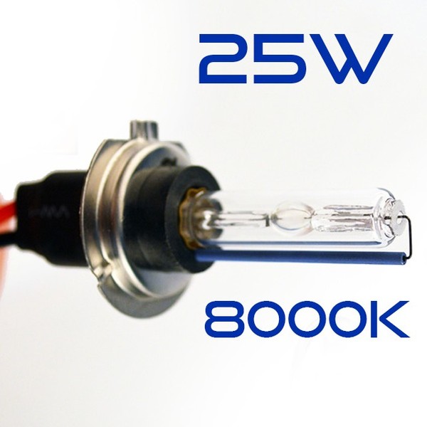 Ampoule Rechange H7 8000K 25W métallique